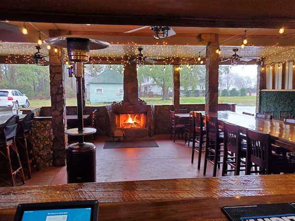 Breakwater at the Tavern, our outdoor dining area. 