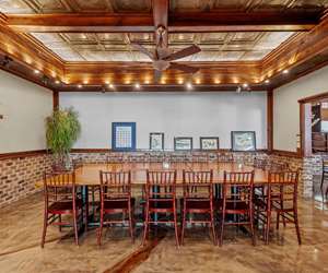 A private dining area for up to 20
