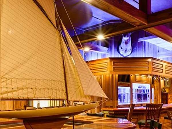 Setting up the Oyster and Bourbon bars