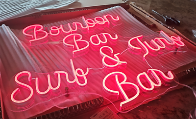 Surf & Turf Sign