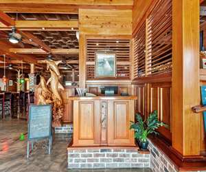 Hostess area at the entrance 